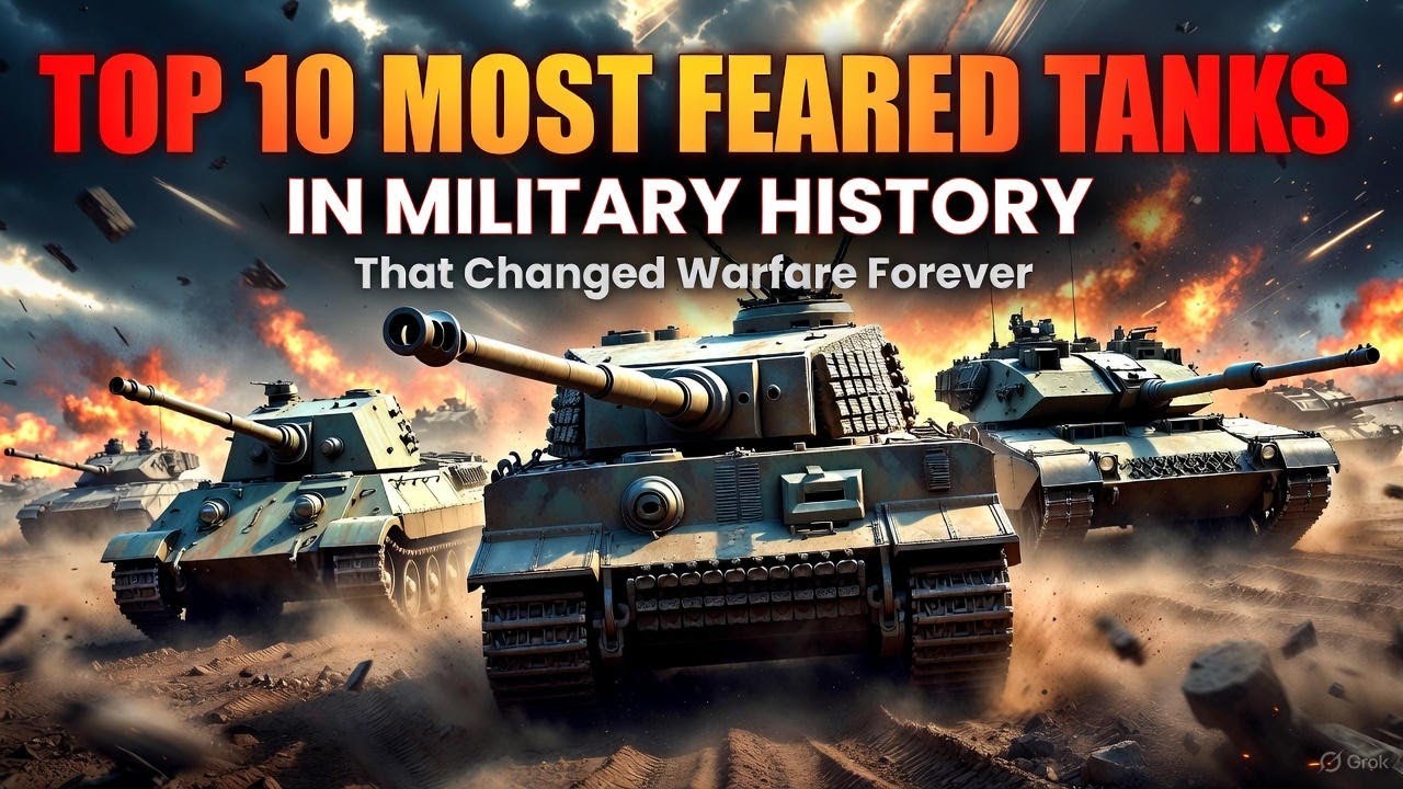 Top 10 Most Feared Tanks in Military History | Deadliest Battle Tanks Ever Built