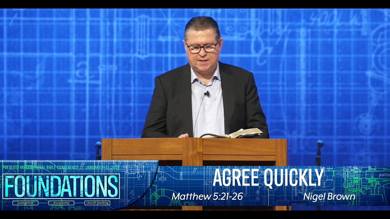 Agree Quickly : Pastor Nigel Brown