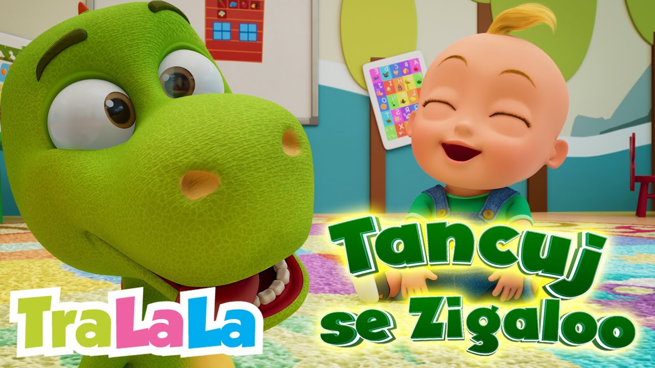 Tancuj se Zigaloo - Zigaloo pro děti | Tanečn&iacute; p&iacute;snička s dinosaury 🦖 | Tralala dětsk&eacute; p&iacute;sničky