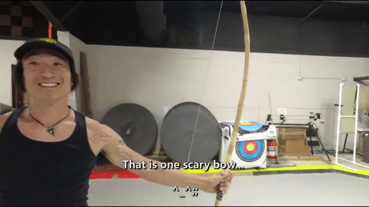Yumi bow fun - first time shooting