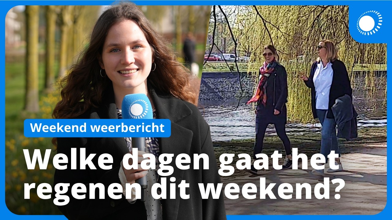 Op deze dagen vallen er buien!  | Weekend weerbericht