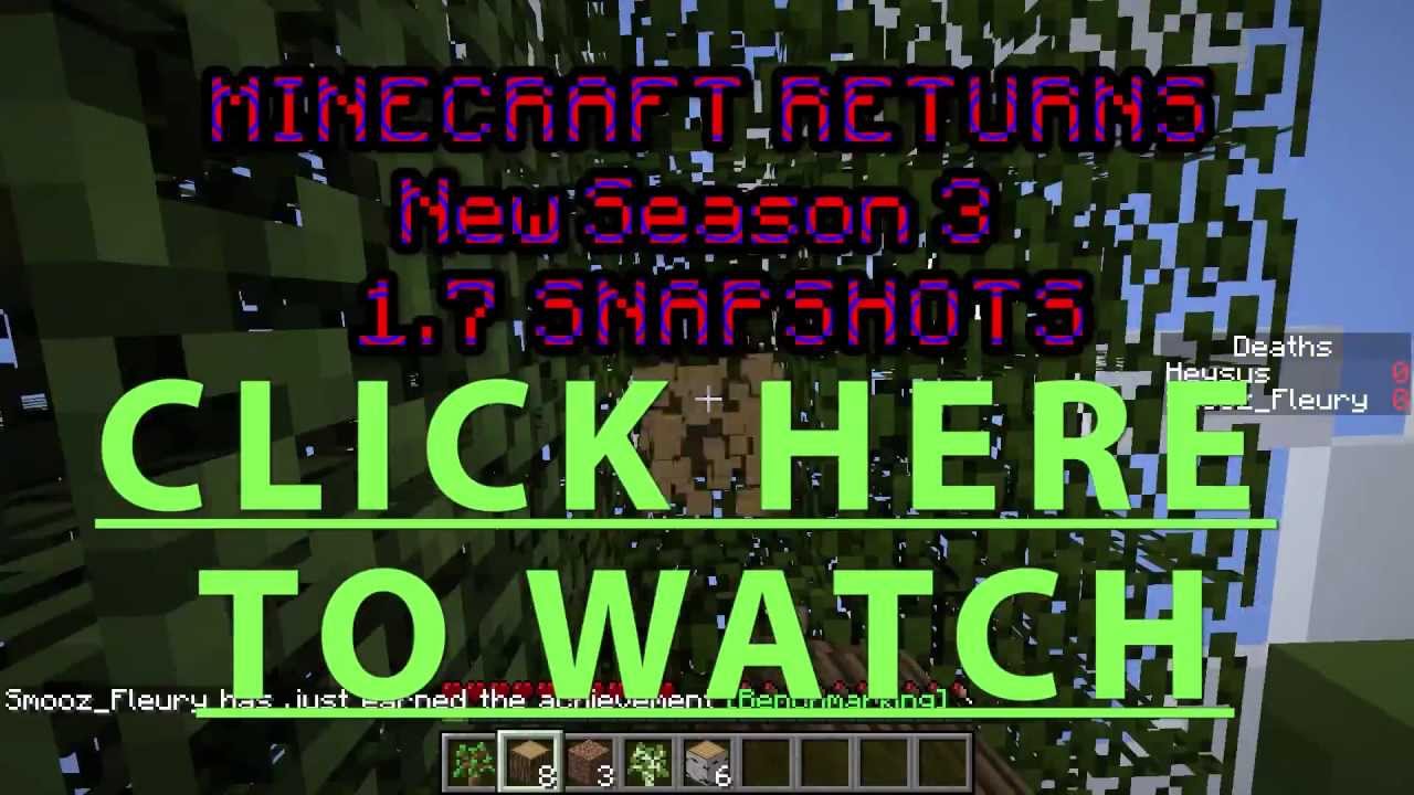 MINECRAFT LET'S PLAY SEASON 3 (1.7 SNAPSHOTS)