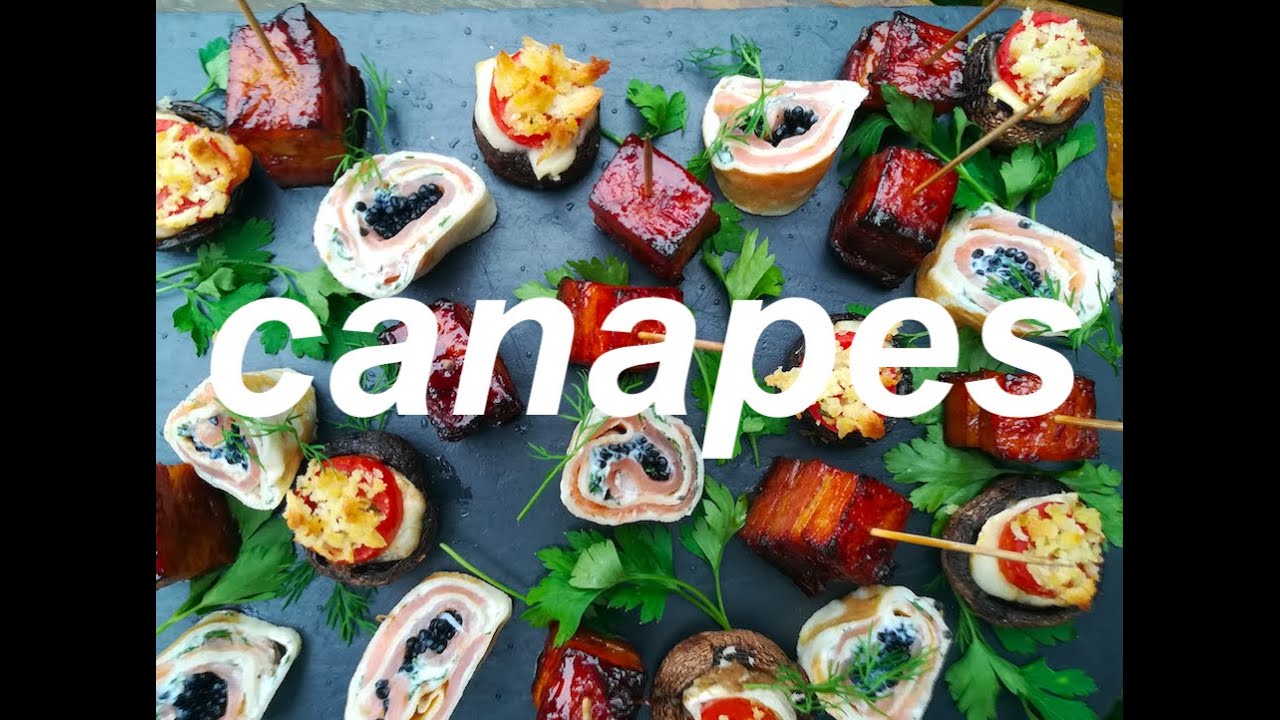 three fabulous canapé ideas