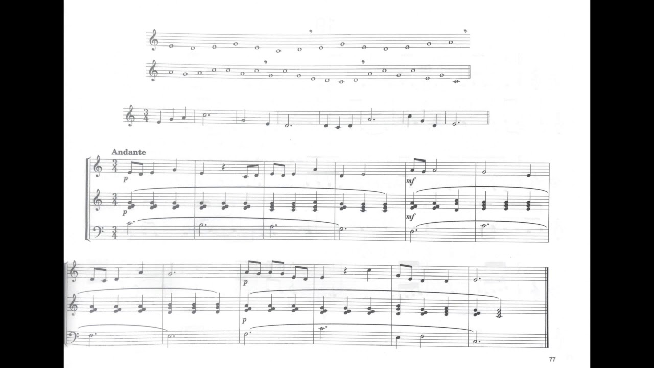 El lenguaje de la música 1º. Lección 18