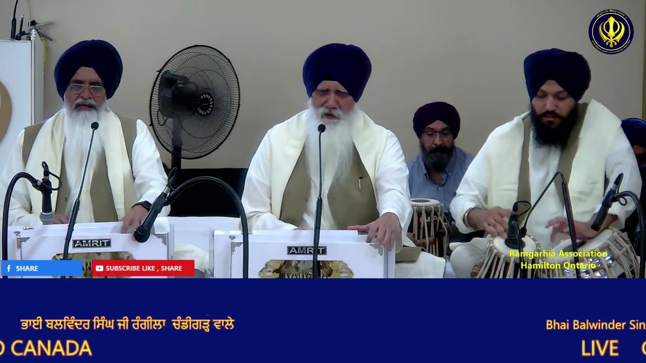 Bhai Balwinder Singh Ji Rangila Chandigarh Wale Aug 13, 2024