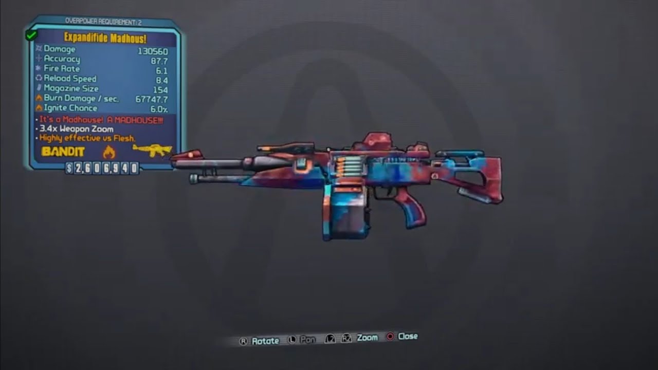 Madhous! Assault Rifle | Legendary Loot | Borderlands 2