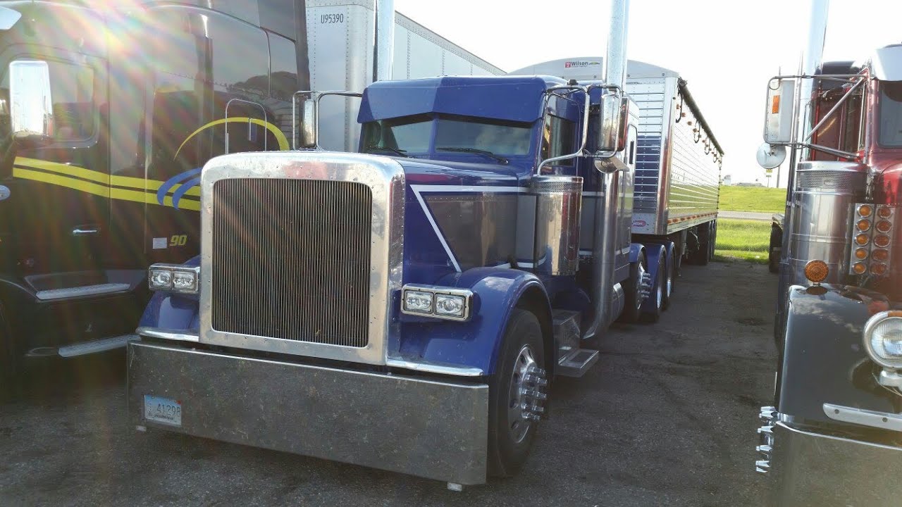 Дальнобой по США Америка.  Обзор 3x осного Kenworth and Peterbilt.  Едем домой.