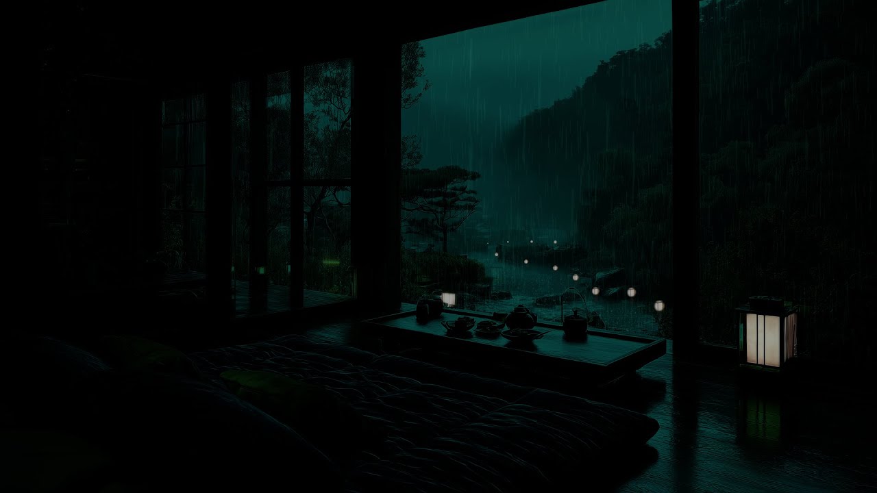 Gentle Rain Sounds in a Tranquil Garden (No Ads) 🌧 | For Deep Sleep & Peaceful Relaxation