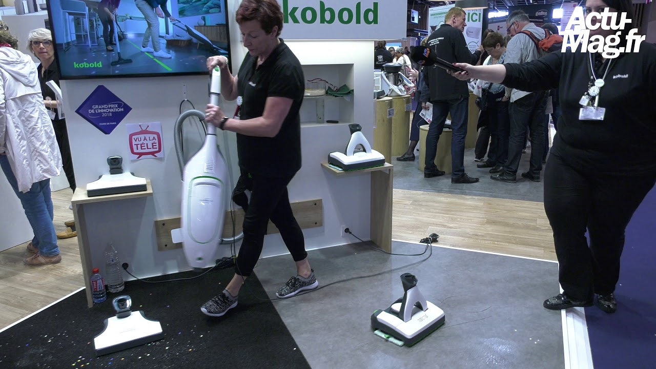 Foire de Paris 2018 : Kobold, l'aspirateur, laveur multifonctions