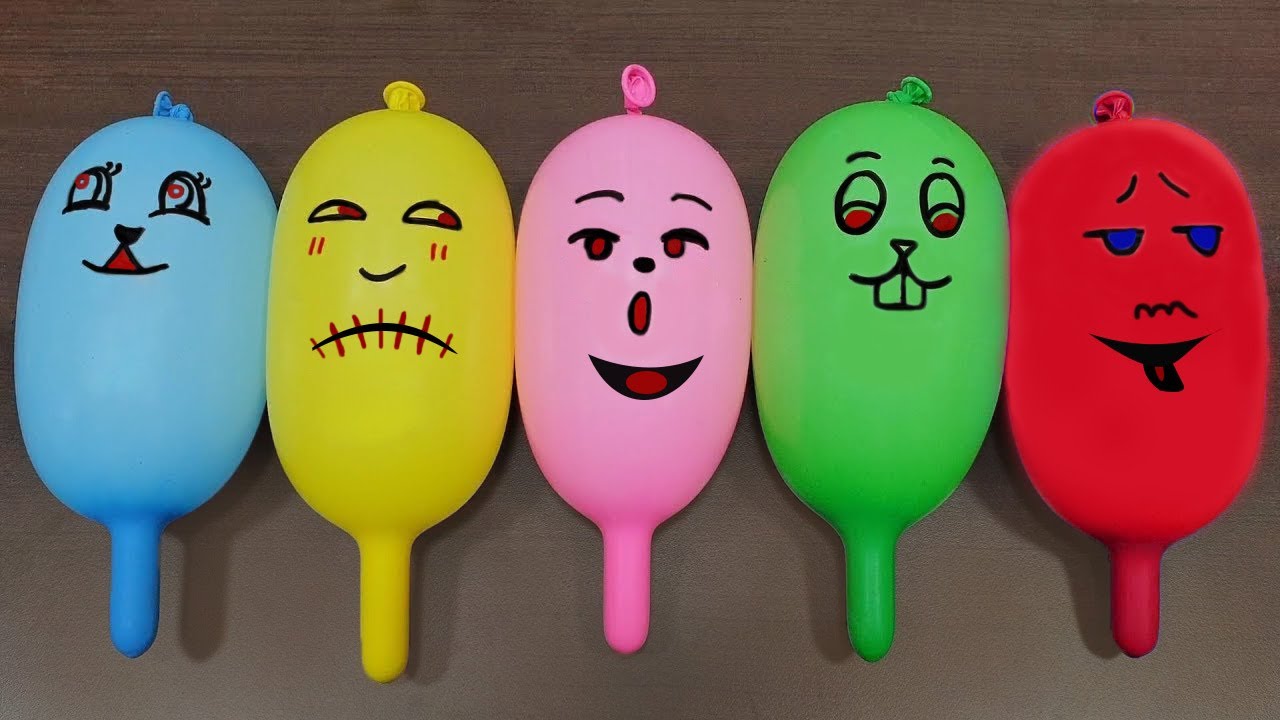 Making Slime With Funny Balloons #Doodles ART #3