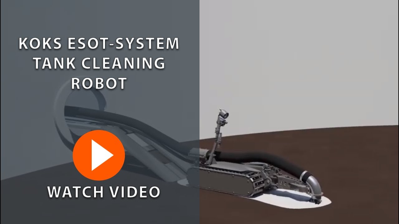 Tank Cleaning Robot KOKS ESOT-system 3D Animation | KOKS Group