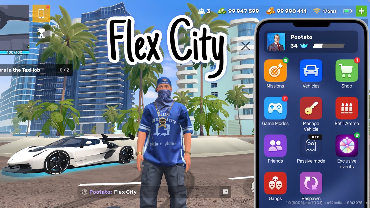 ហ្គេមកំពុងល្បី🎮 Flex City Coming October 2024 🤍 #flexcity #viceonline