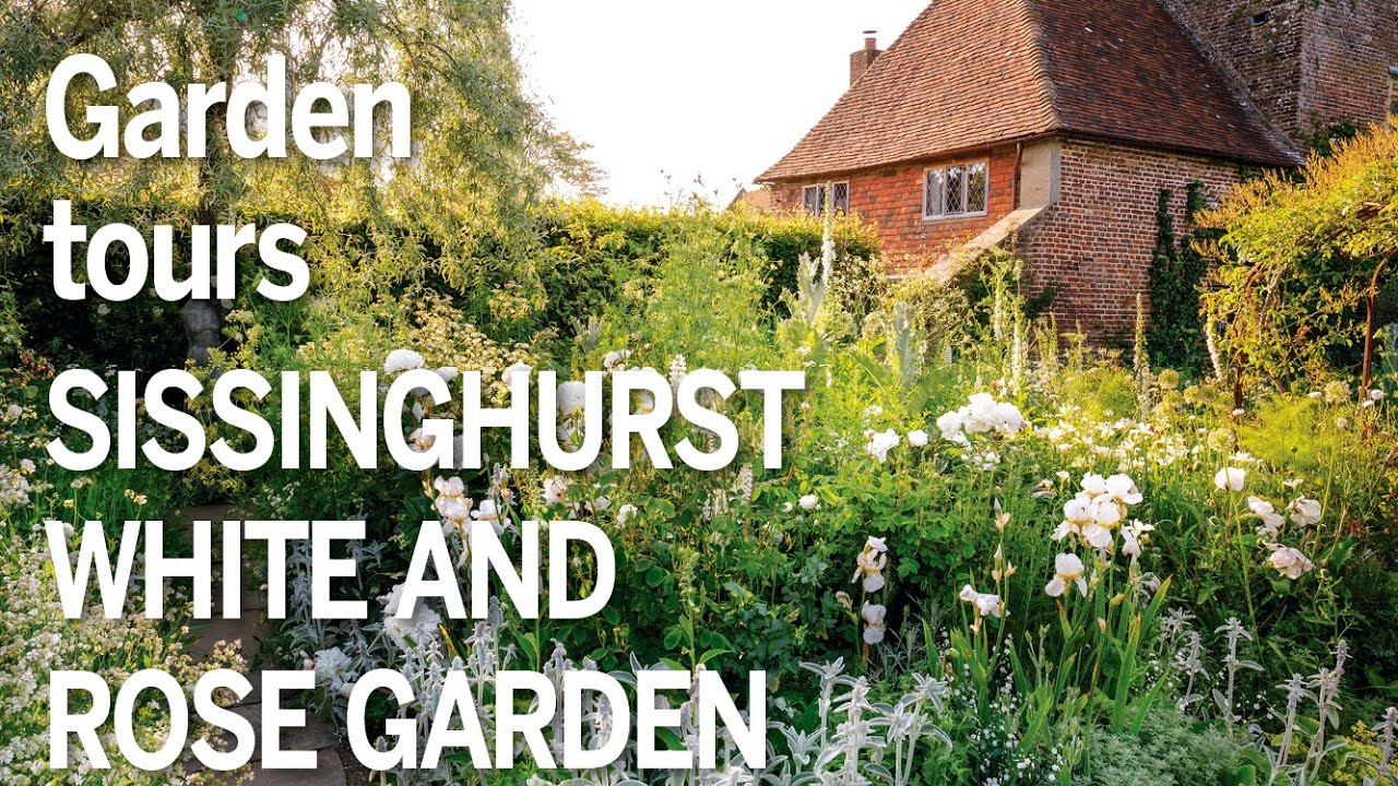 White garden and rose garden at Sissinghurst | garden tour