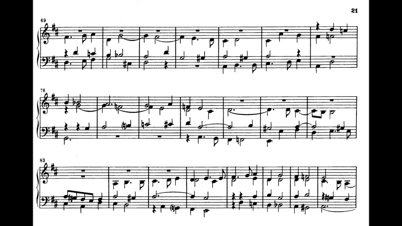 Georg Böhm – Capriccio in D for Organ