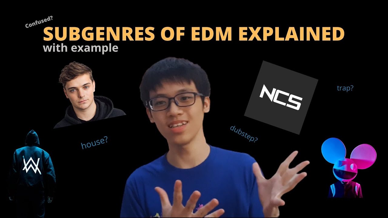 EDM subgenres explained with examples!!!