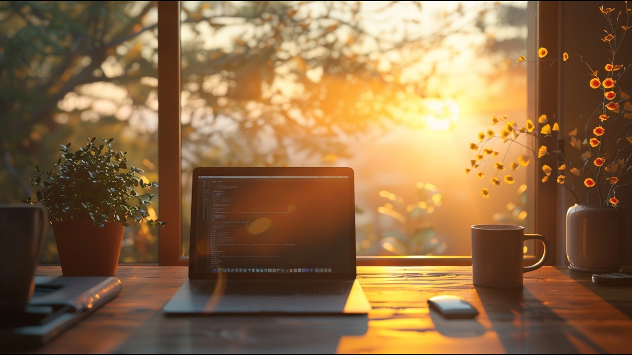20 Minute Peaceful Work Music - Morning Water Flow for Focus