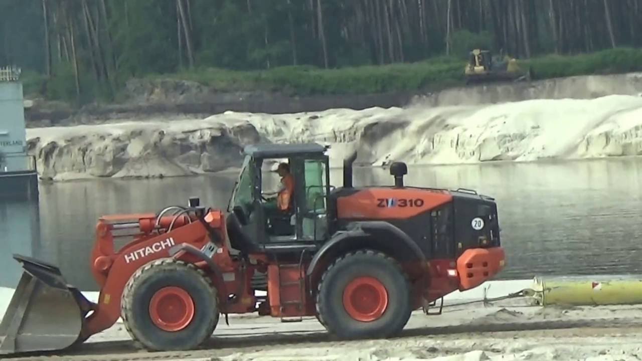 HITACHI ZW 310 ZANDZUIGER & ZANDWINNING DUITSLAND