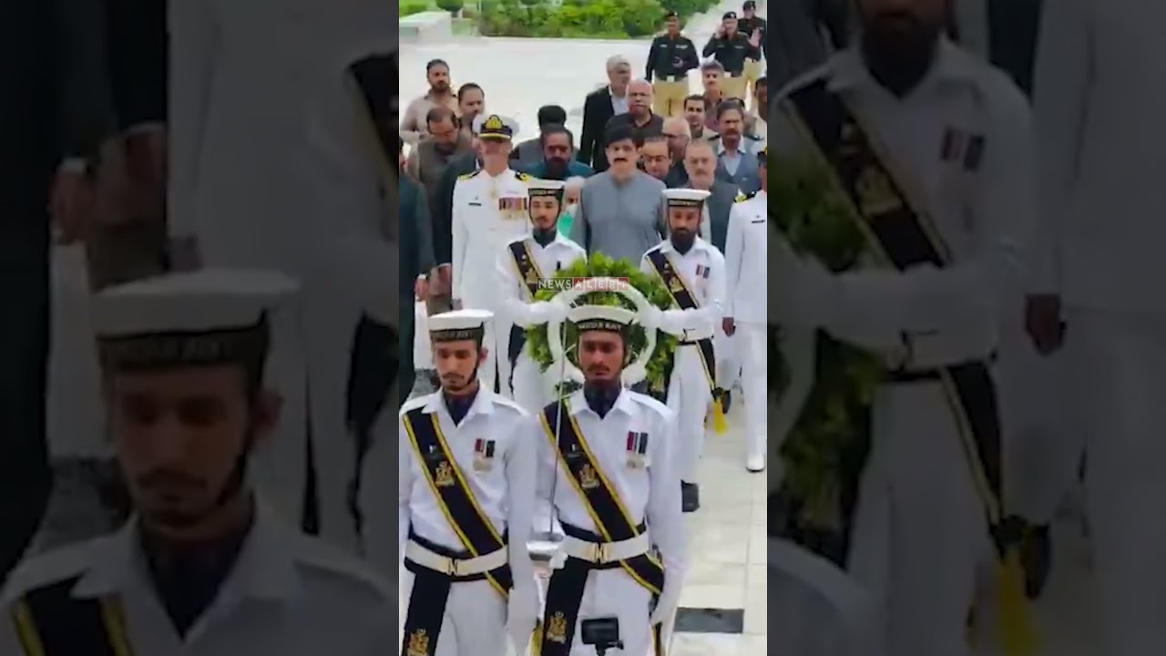 CM Sindh Murad Ali Shah Visits Mazar E Quaid Karachi | News Alert