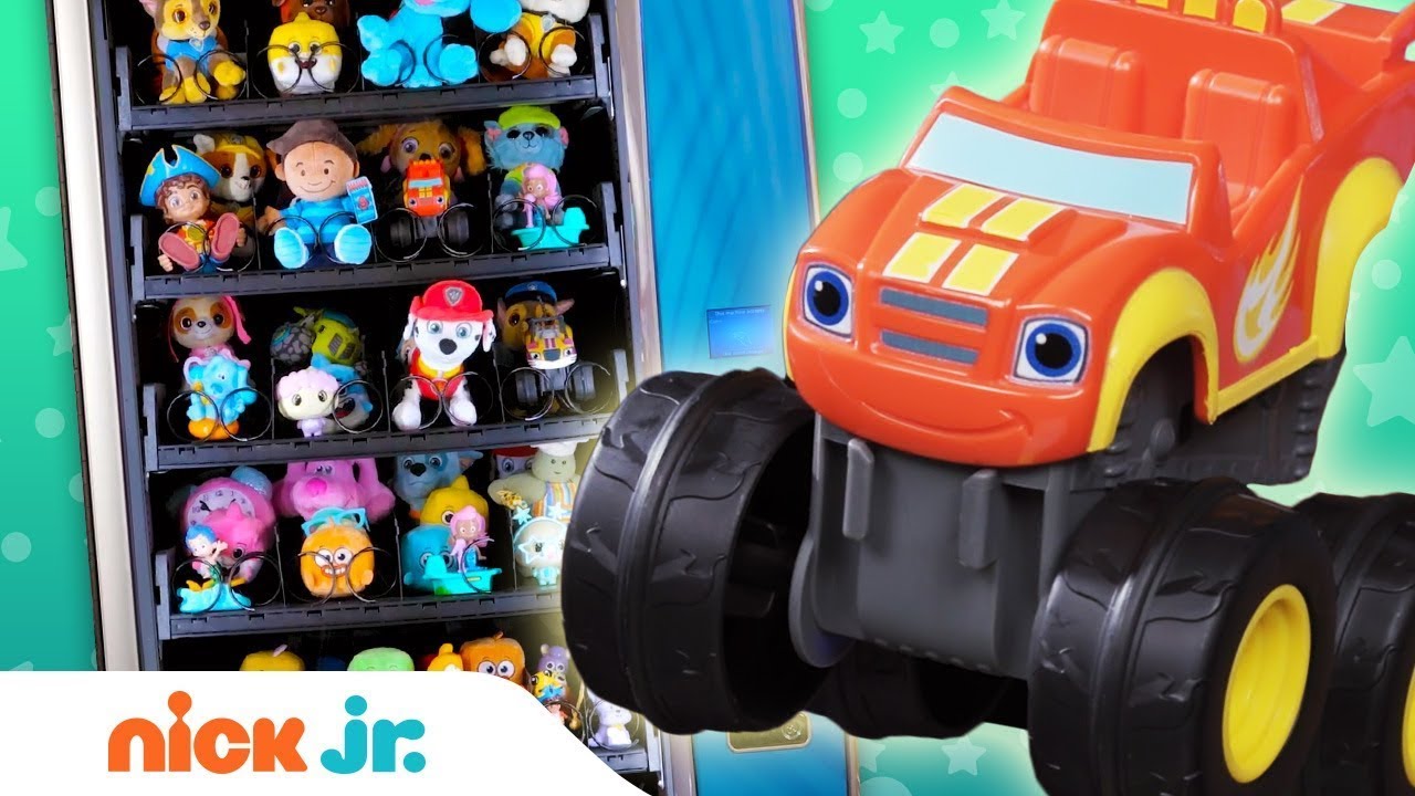 Vending Machine Surprise! #1 w/ Blaze and the Monster Machines, PAW Patrol & Baby Shark | Nick Jr.