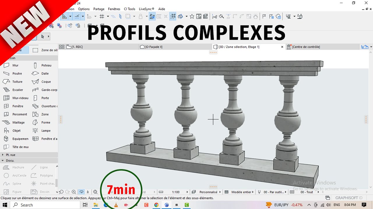 PROFILS COMPLEXES - Design BALUSTRE Rapide et Facile