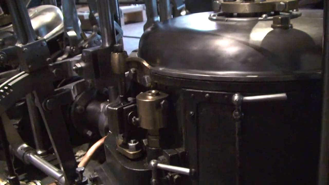 Dampfmaschine der Marie  (1878) / Oscillating Steam Engine Of Riverboat  Marie