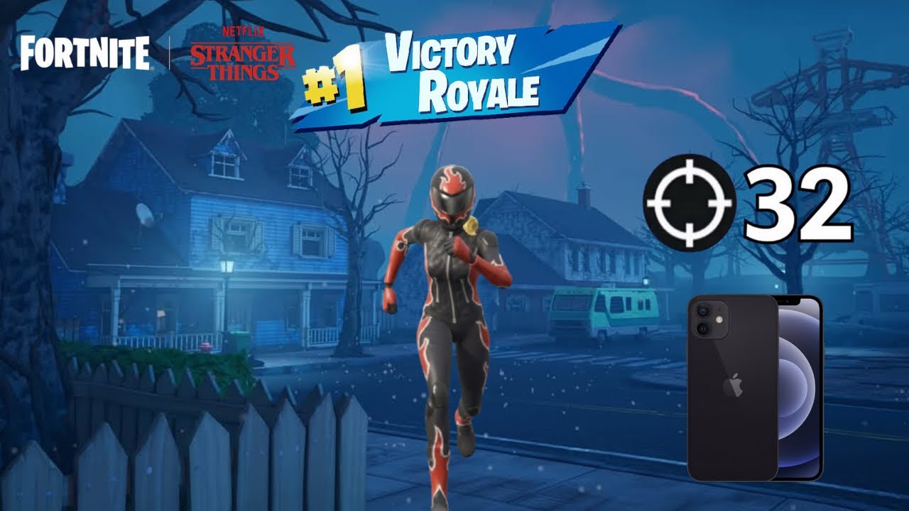 😲Fortnite Mobile en iPhone 12 | Full Gameplay Stranger Things Blitz *32kills 🔥