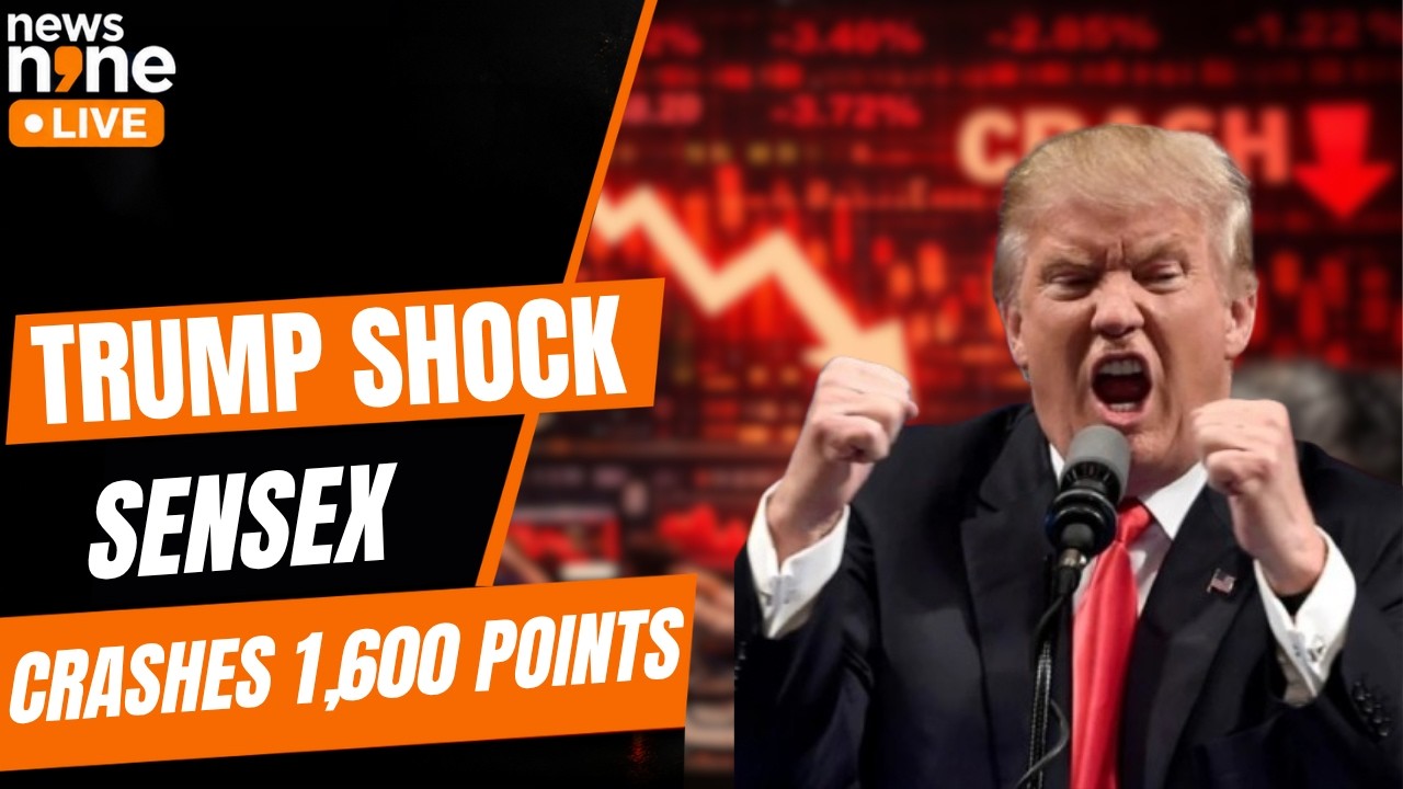 Stock Market Crash | Sensex Plunges 1,500 Points, Nifty Slips Below 23,950 | Trump-Iran Tensions