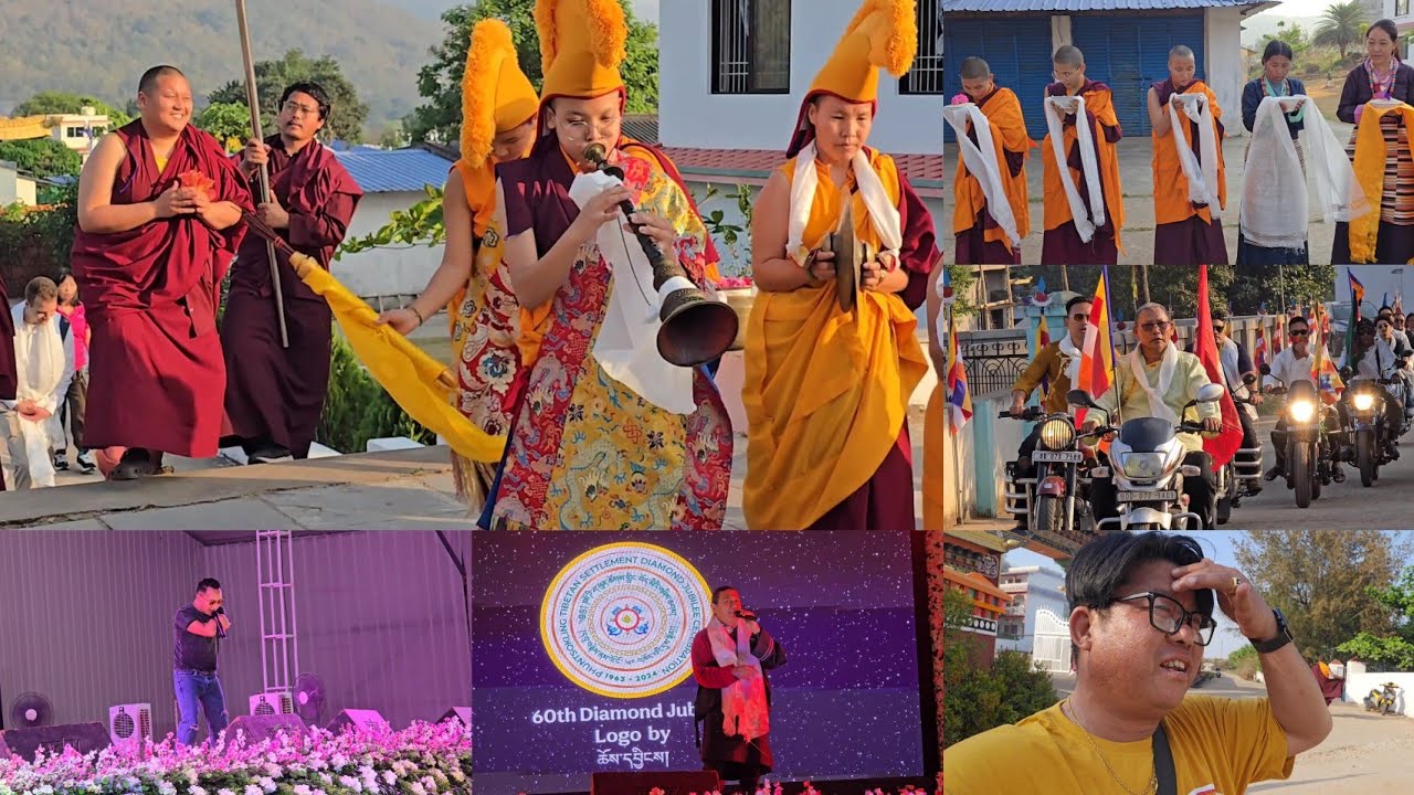 Phuntsokling DIAMOND Jubilee 2NDAY||CAMP 3 YOUTHS welcomed RINPOCHE @Ani GOMPA||ODISHA||INDIA