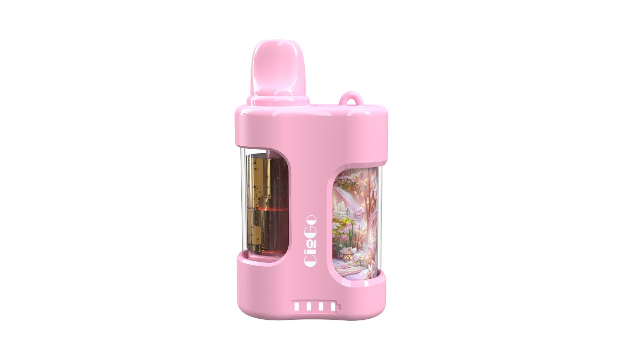CigGo OhmBar. The first 15ml disposable vape device.see through tank.Juice controller.No leakage.