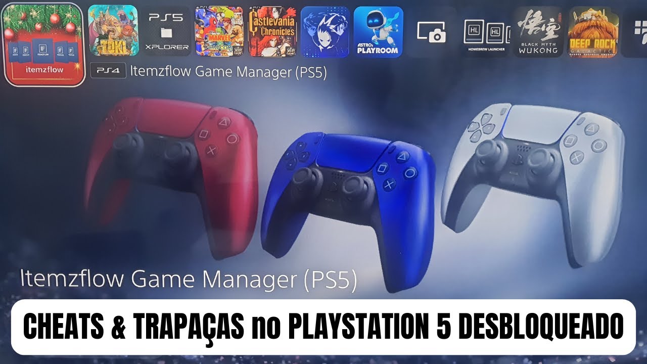 Como Ativar CHEATS no PS5 Desbloqueado 😱 Tutorial Passo a Passo + Brinde Secreto