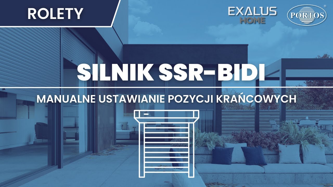 Manualne ustawienie pozycji krańcowych w silniku SSR-BIDI