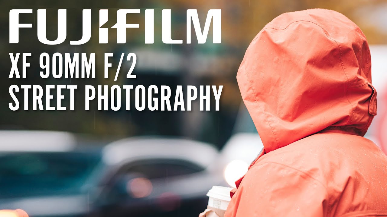 Уличная съемка в дождливый день с объективом Fujifinon XF 90mm f2 на Fujifilm X-H2S