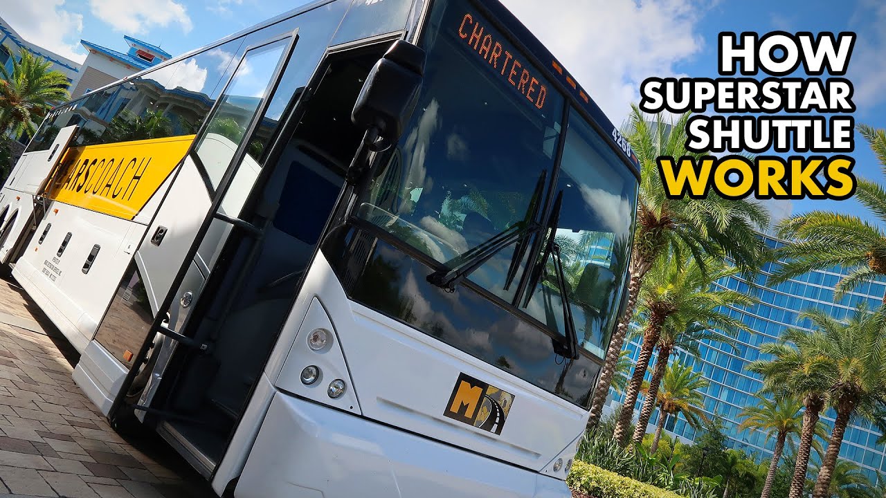 VLOG: How SuperStar Shuttle WORKS at Universal Orlando! MCO to Sapphire Falls Resort, Step-by-Step!