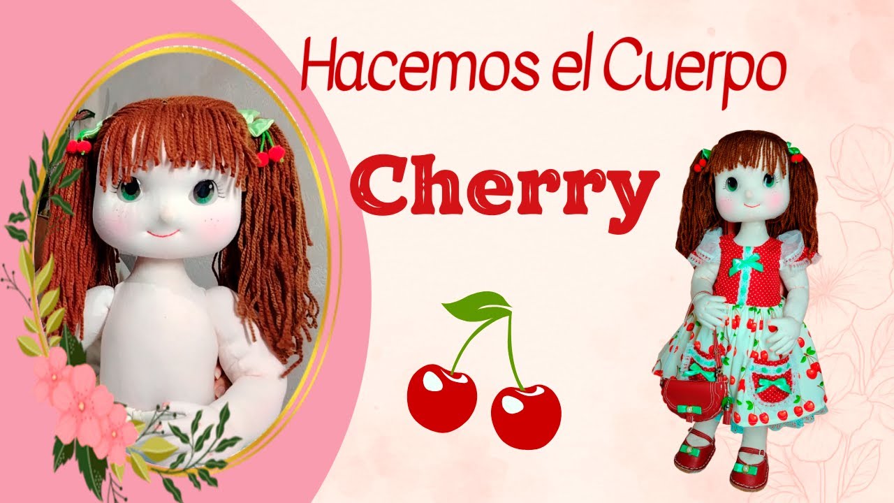 Cuerpo Cherry_Muñeca de tela GRANDE