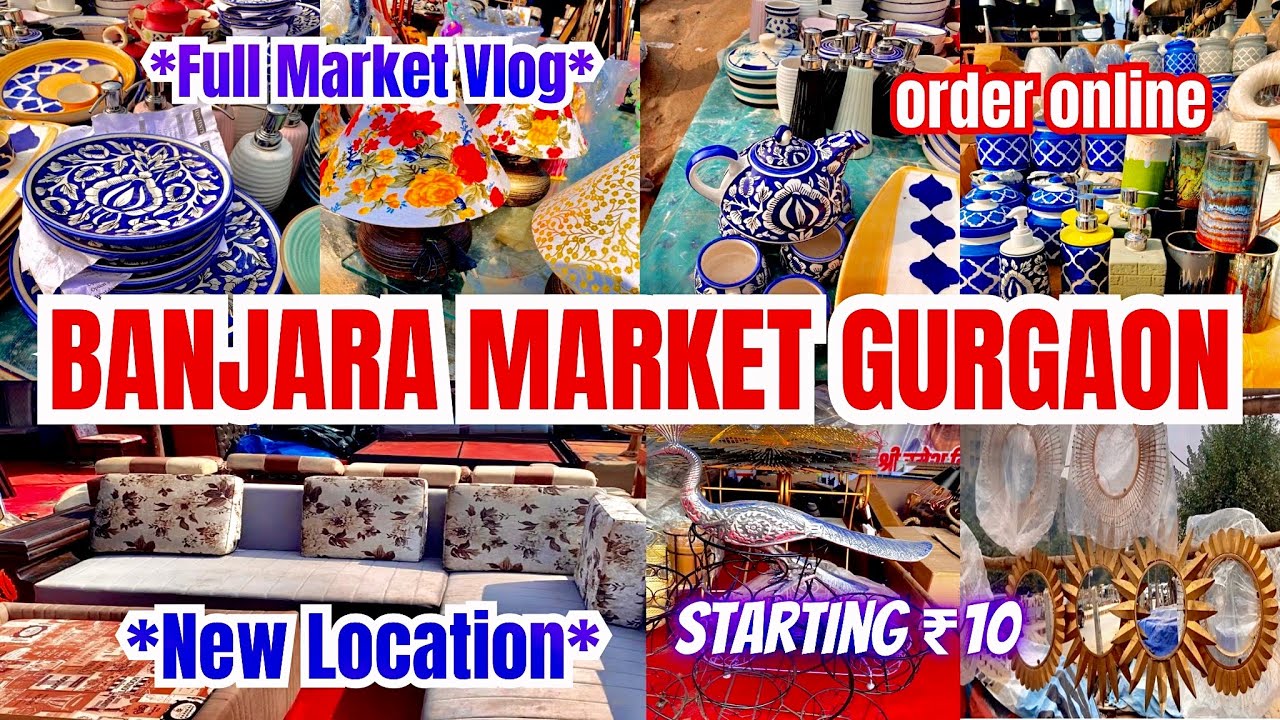Banjara Market Gurgaon | Banjara Market Gurgaon, новое видео | 😱 лучший рынок мебели и домашнего ...