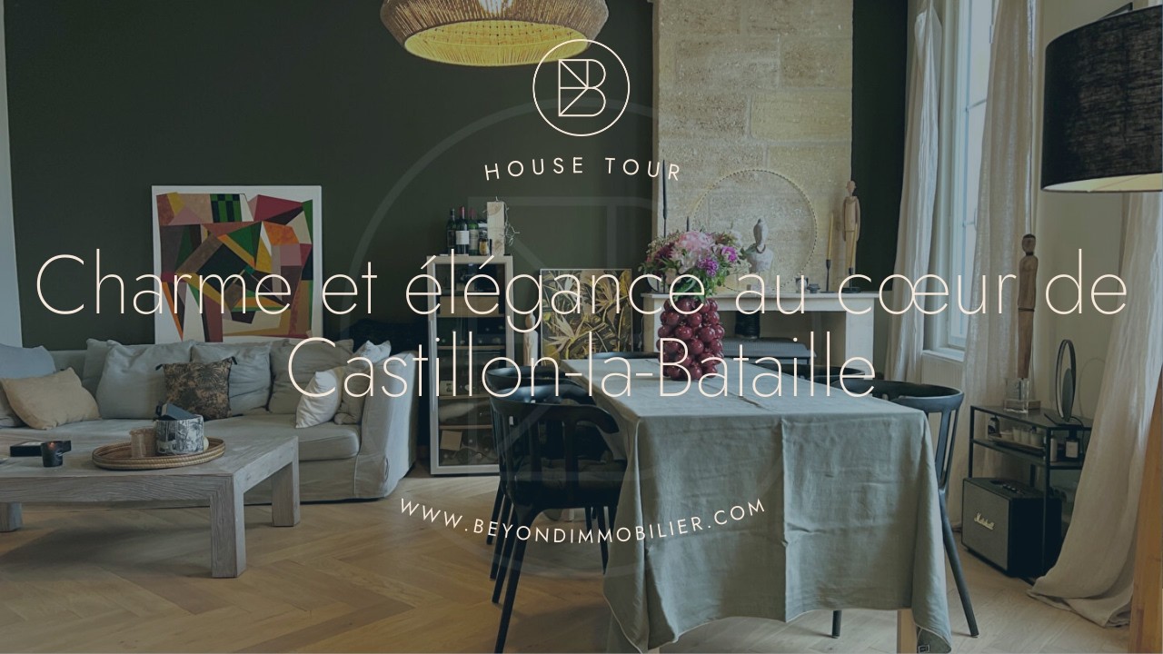 Castillon-la-Bataille (Gironde) - Superbe girondine rénovée
