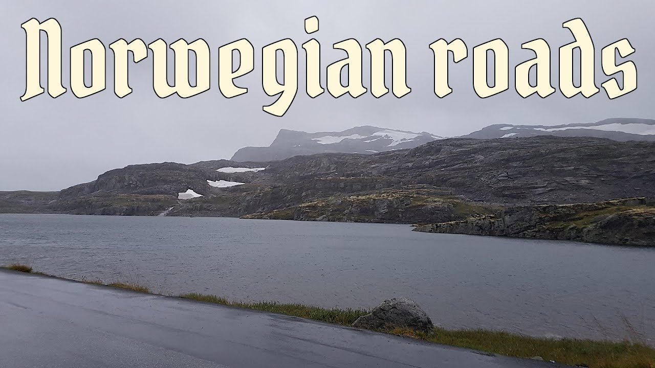 Snow in August? Bj&oslash;rgavegen: The Snow Road (Aurlandsfjellet Scenic Route | Fv 243 | Fv 5627)