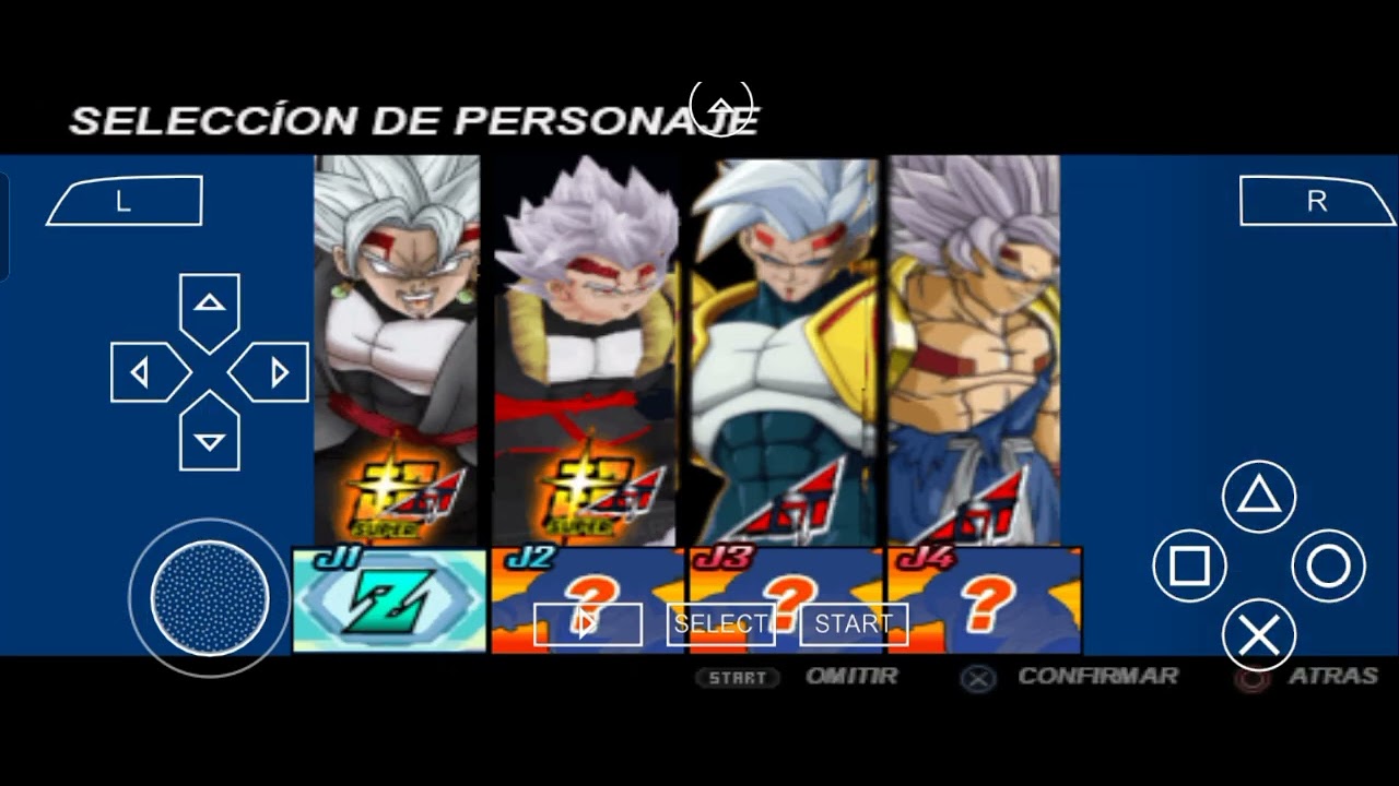 DBZ TTT Mod Af ISO en mi descricion 