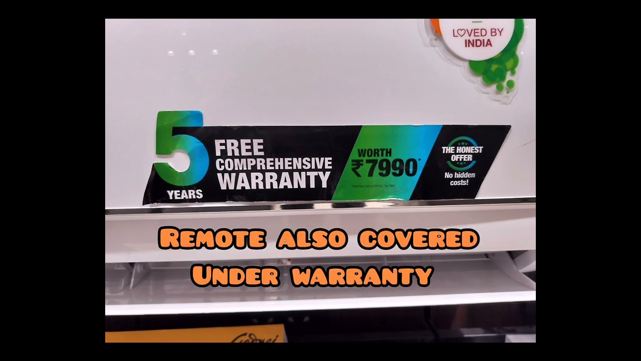 5-Year Warranty on Godrej ACs - No Hidden Costs!