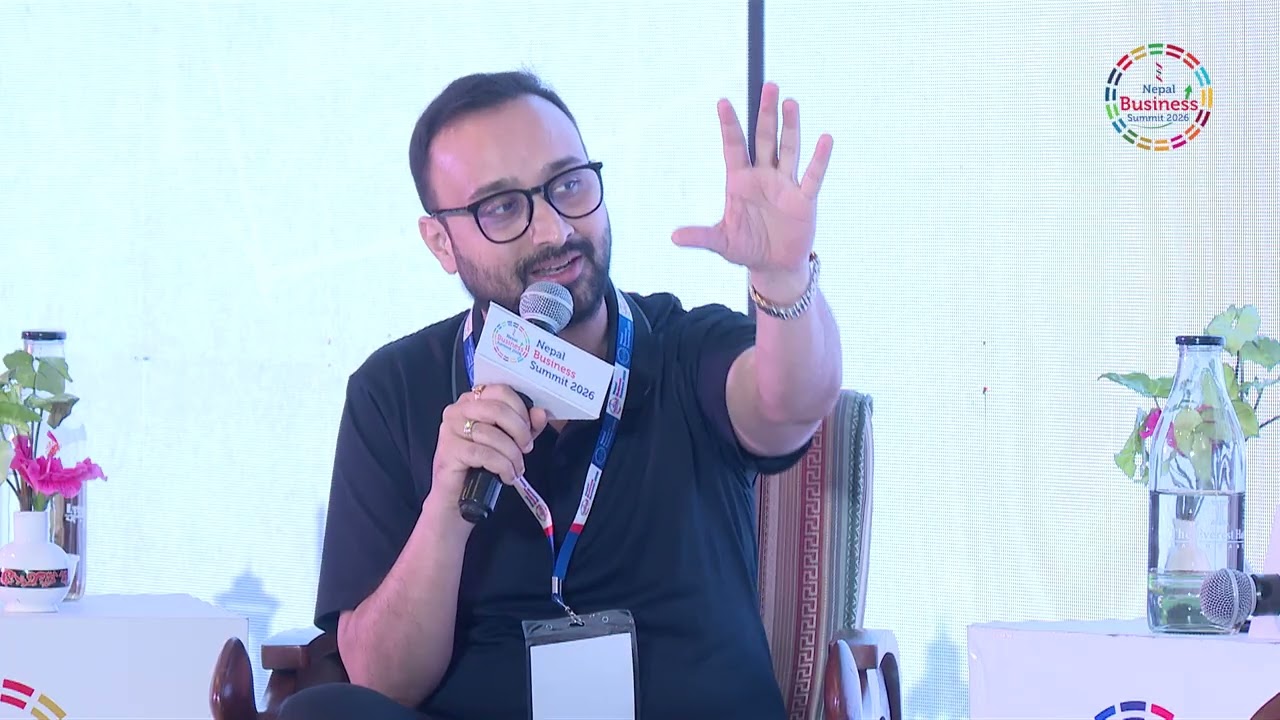 Amit Agrawal, President of Fintech Alliance Nepal | Moderator | Nepal Business Summit 2026