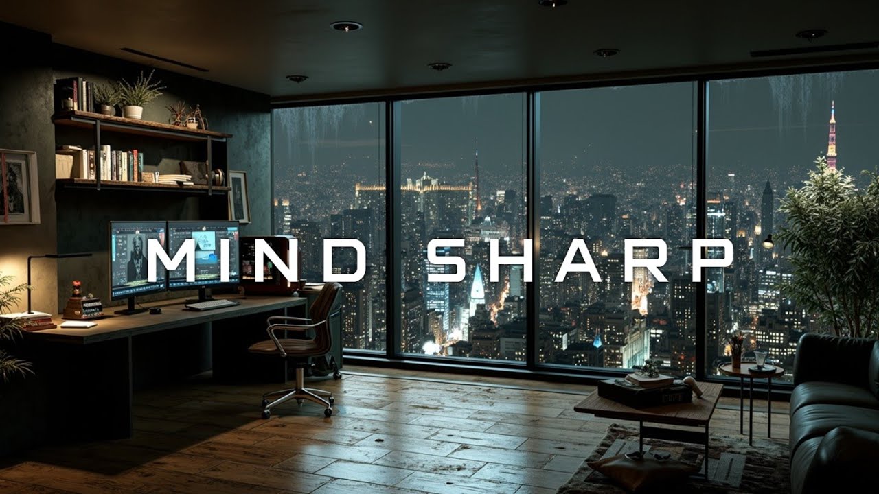 Deep Focus Soundscape | City Lights for Hyperfocus & CEO Productivity Boost