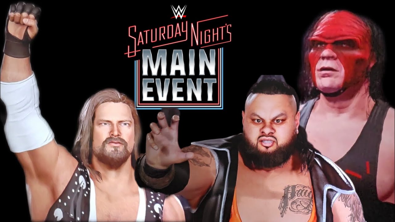 SATURDAY NIGHT'S MAIN EVENT. SUPER HEAVYWEIGHT#1CONTENDER MATCH. DIESEL VS BRONSON REED VS KANE!!!