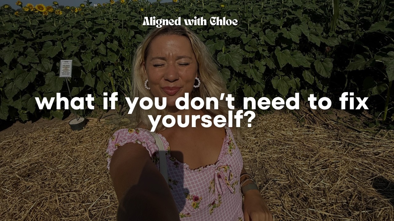 What If You Don’t Need to Fix Yourself?