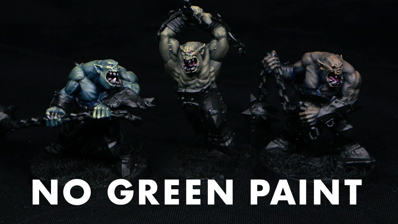 Painting ORCS With NO GREEN | Using Color Mixing to Create Desaturated and Realistic Orc Skintones