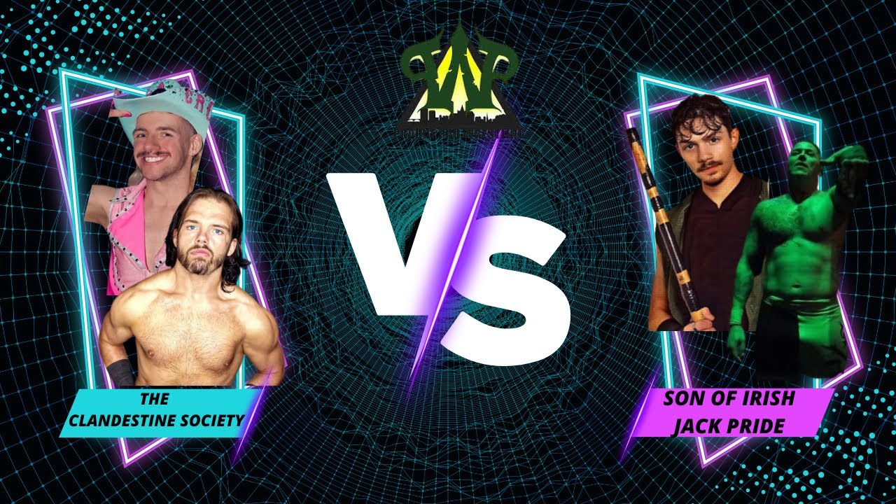 Prairie Pro Wrestling The Clandestine Society vs Jack Pride & Son Of Irish #freewrestlingmatch