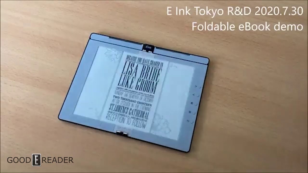 Foldable E INK Note Taking WACOM e-Reader with a light