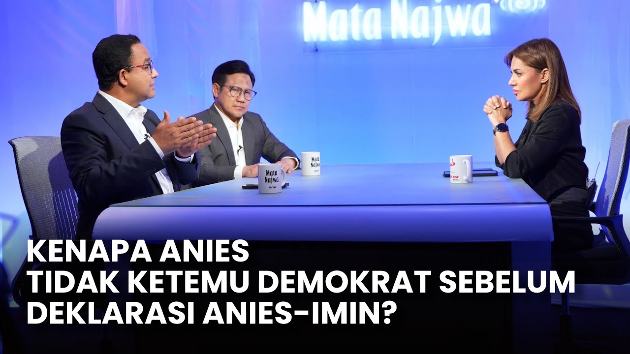 Kenapa Anies Tidak Ketemu Demokrat Sebelum Deklarasi Anies-Imin