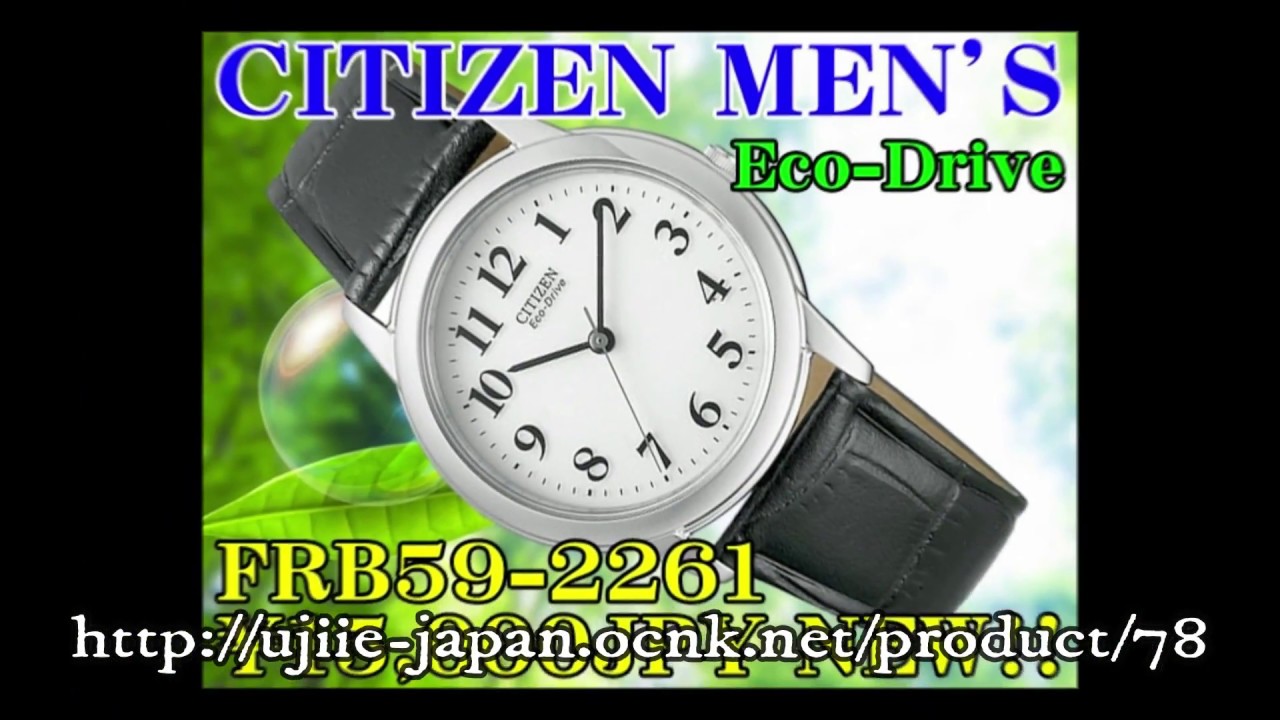 CITIZEN COLLECTION MEN'S Eco-Drive FRB59-2261