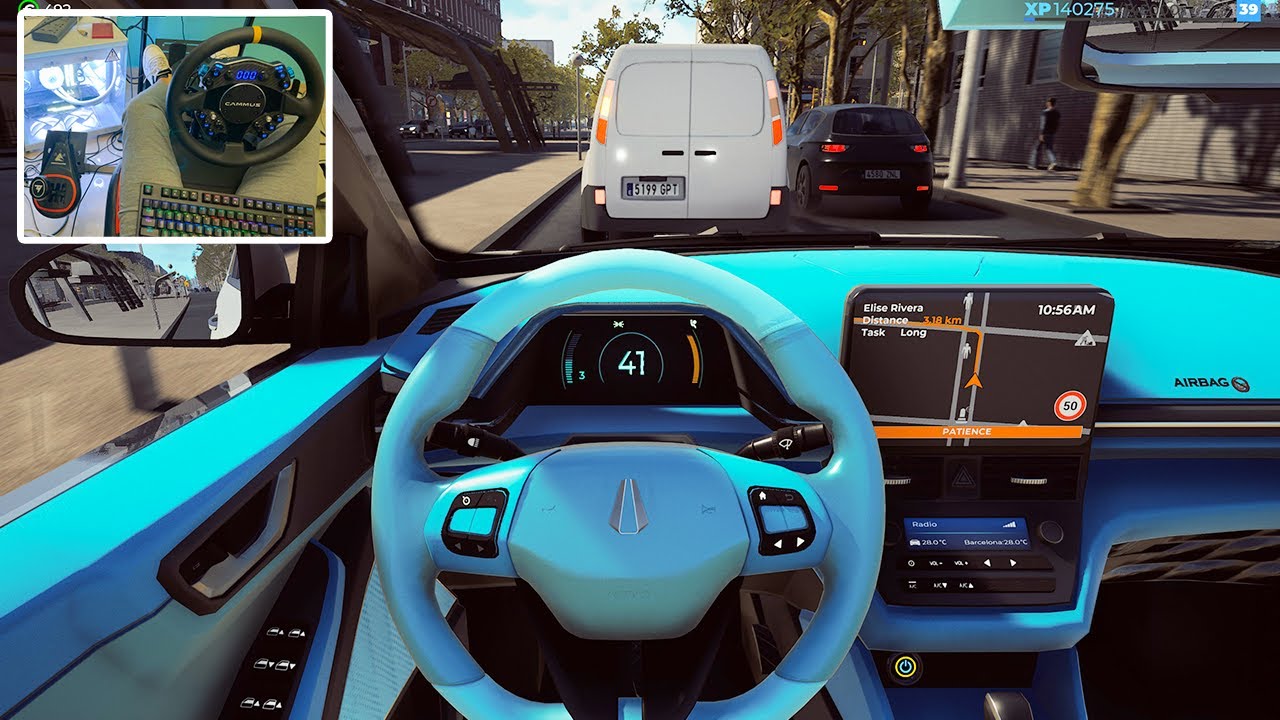 Day 12 - Realistic Taxi Driving Following Traffic Rules | Taxi Life: City Driving Simulator Gameplay