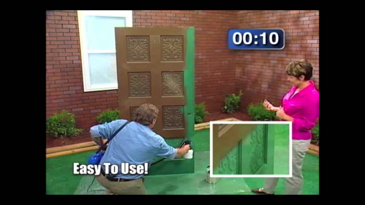 Paint Zoom TV - Joe Fowler paints a whole door in less than 1 minuite